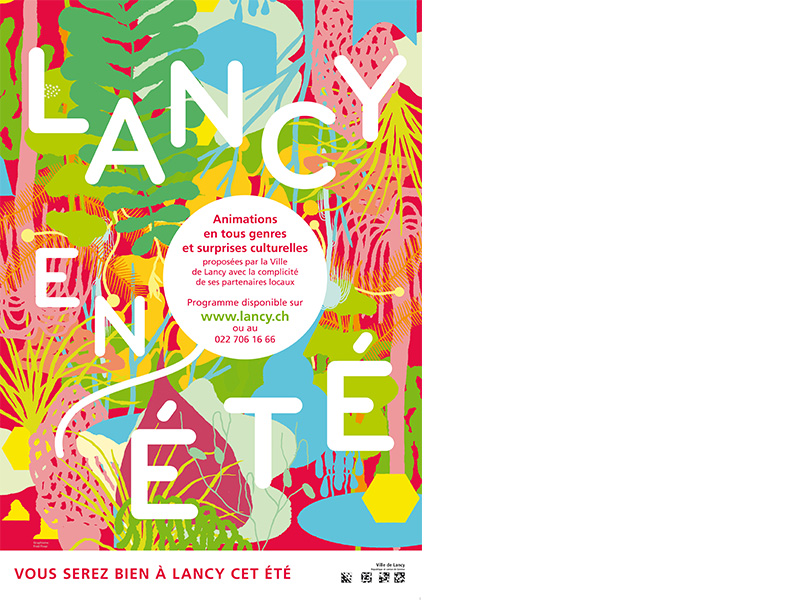 Affiche Lancy en été