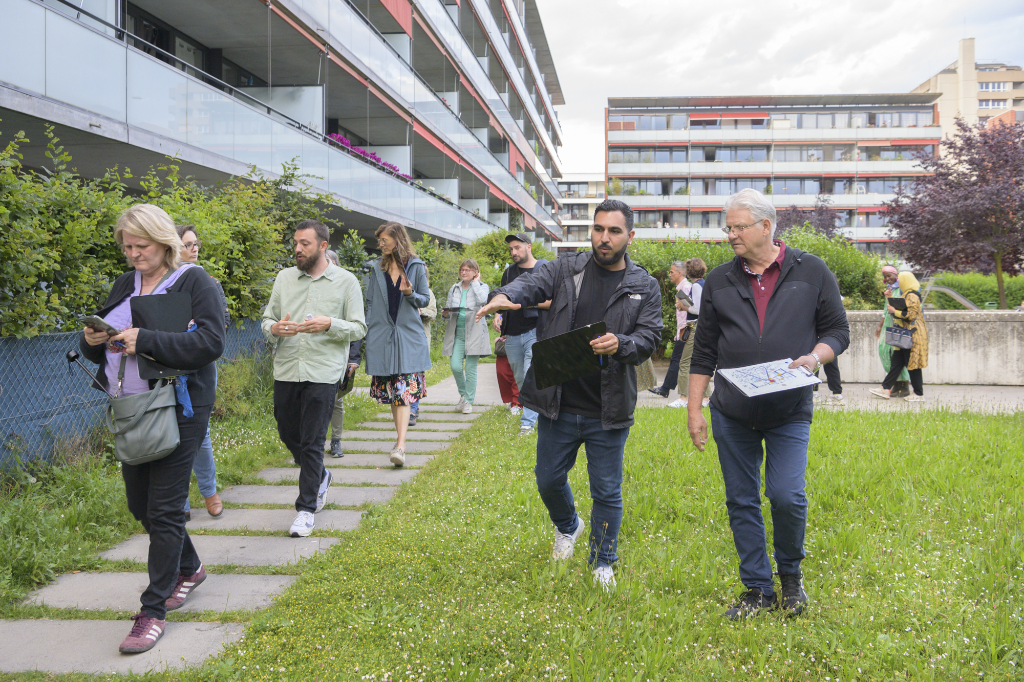 Démarche participative du quartier des Marbriers: balade et atelier en images