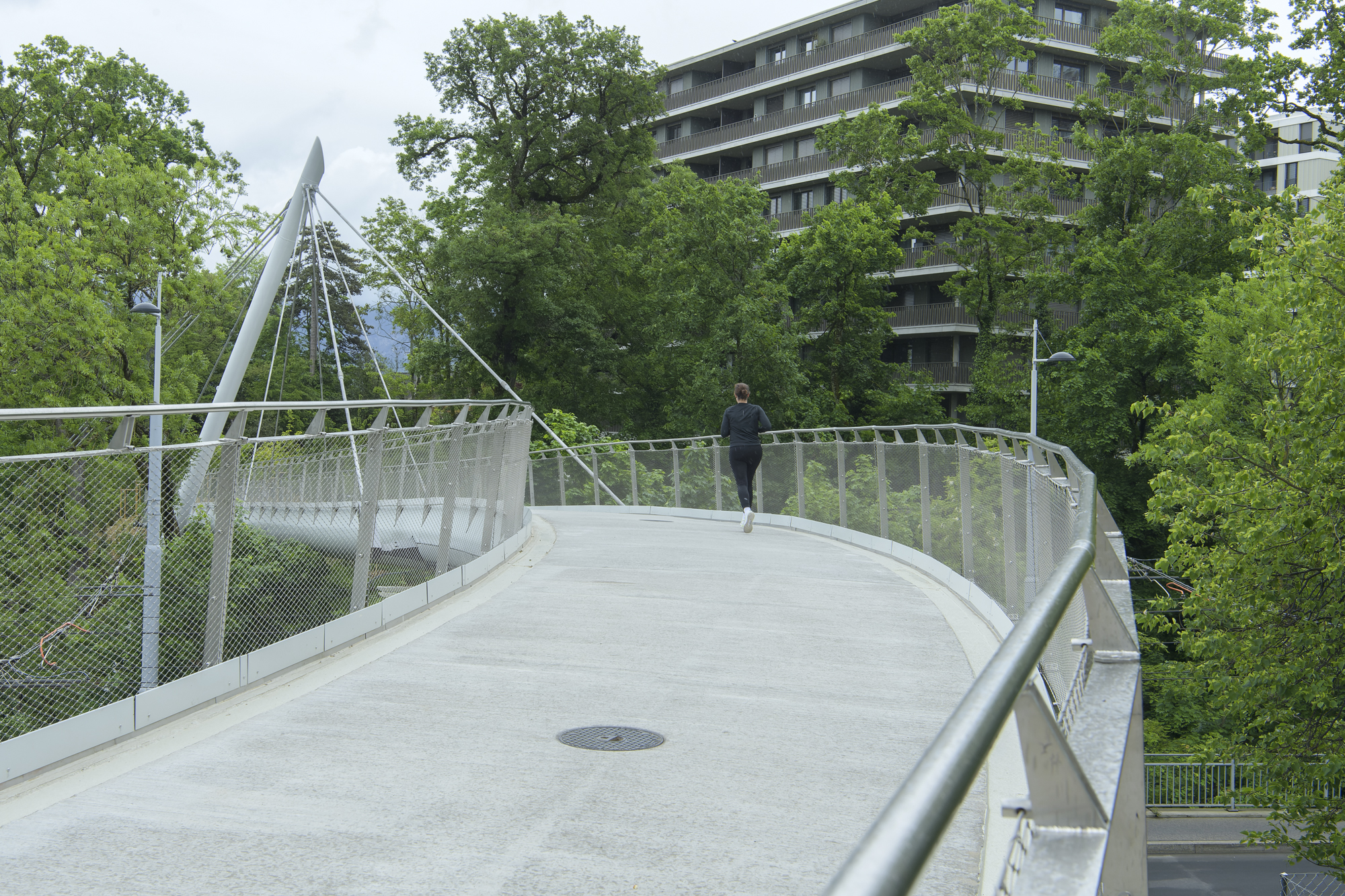 Inauguration de la passerelle de la Visiteuse 