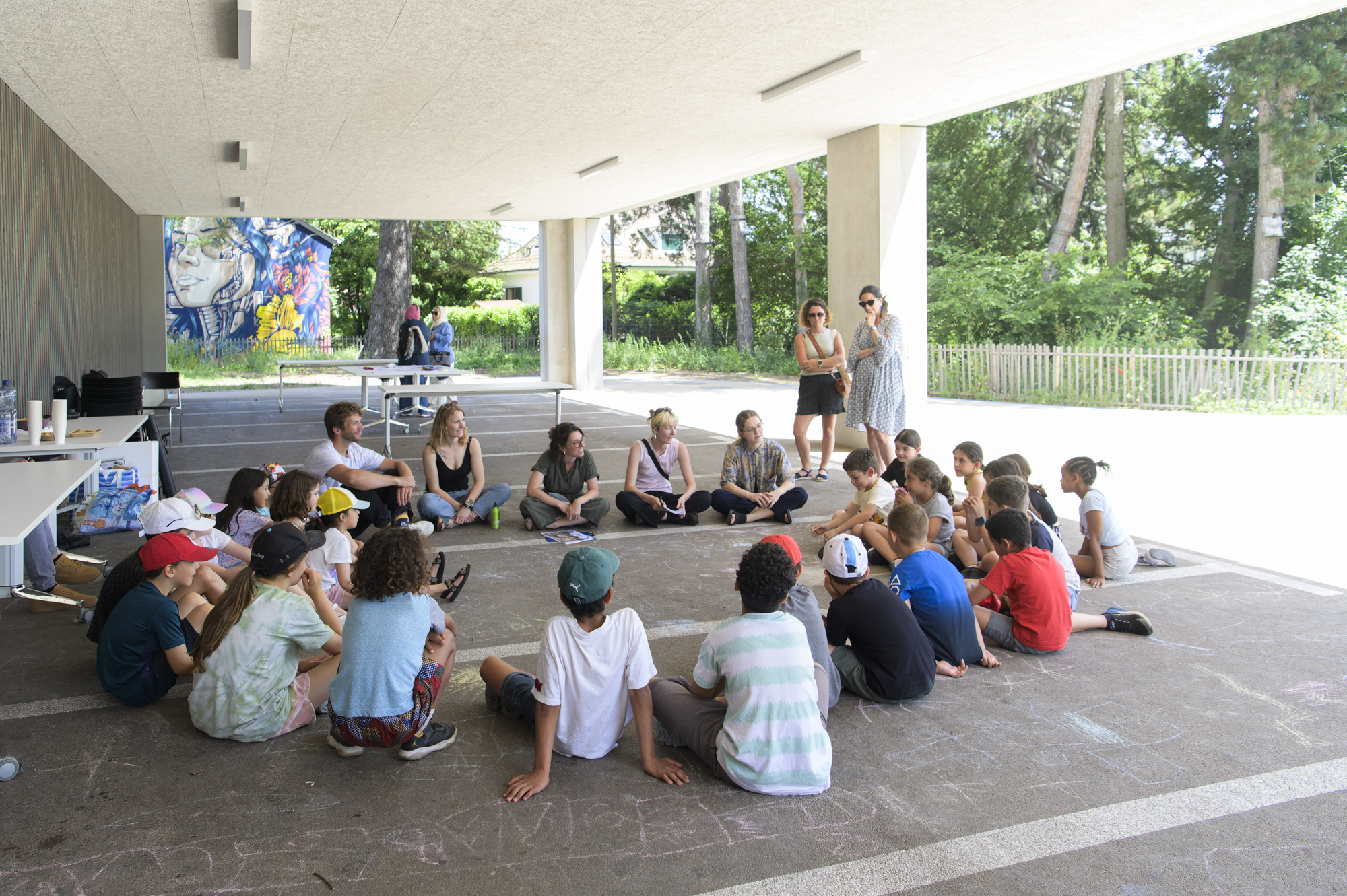 Démarche participative du quartier des Marbriers : atelier bricolage en images