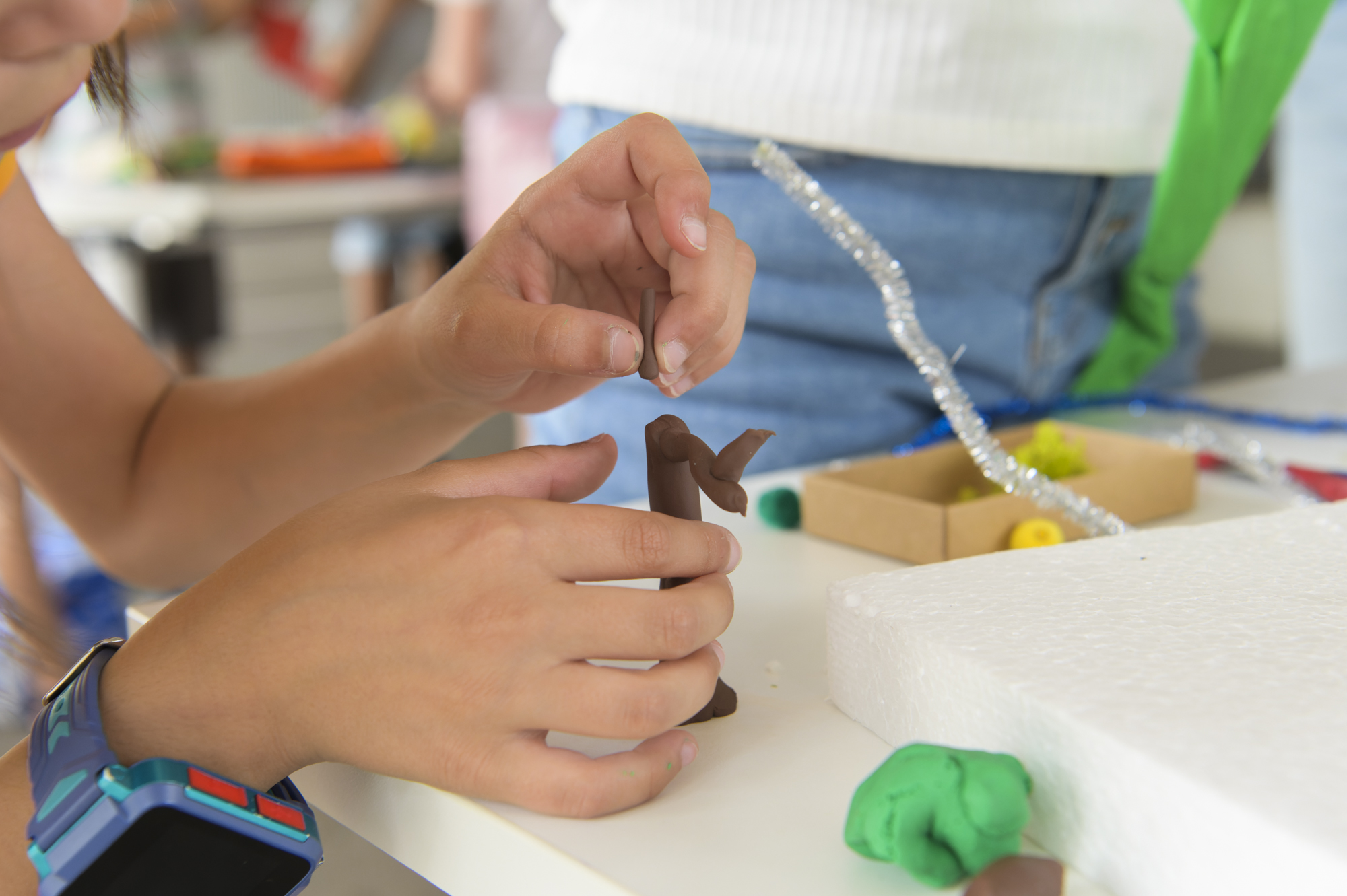 Démarche participative du quartier des Marbriers : atelier bricolage en images