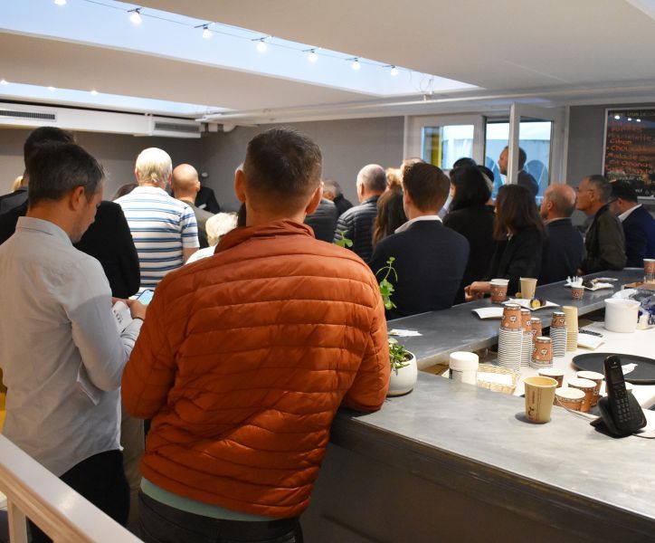 24e Petit-déjeuner des entreprises lancéennes en images: Croque Note, Fondation Trajets