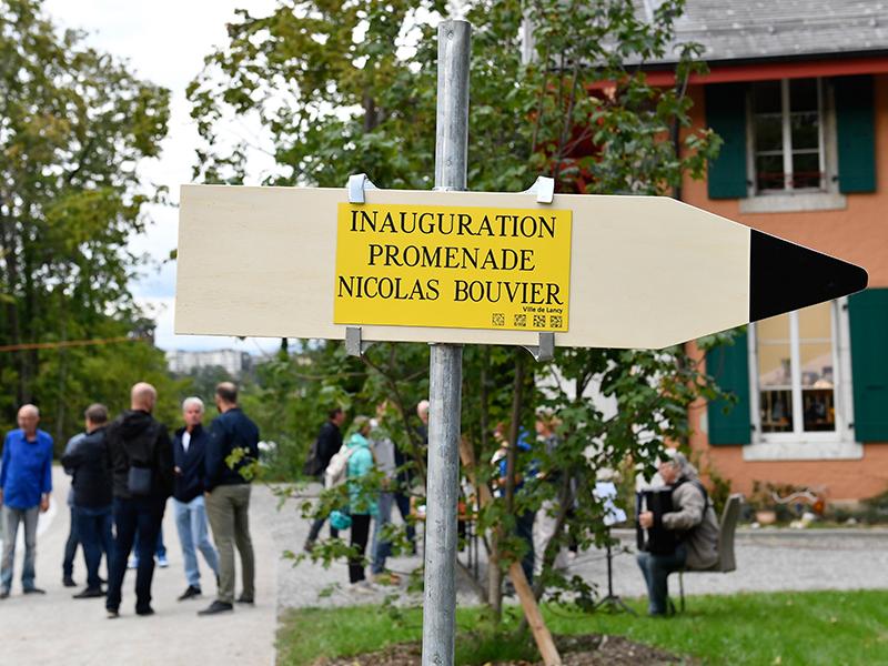 Inauguration du premier tronçon de la Promenade Nicolas Bouvier