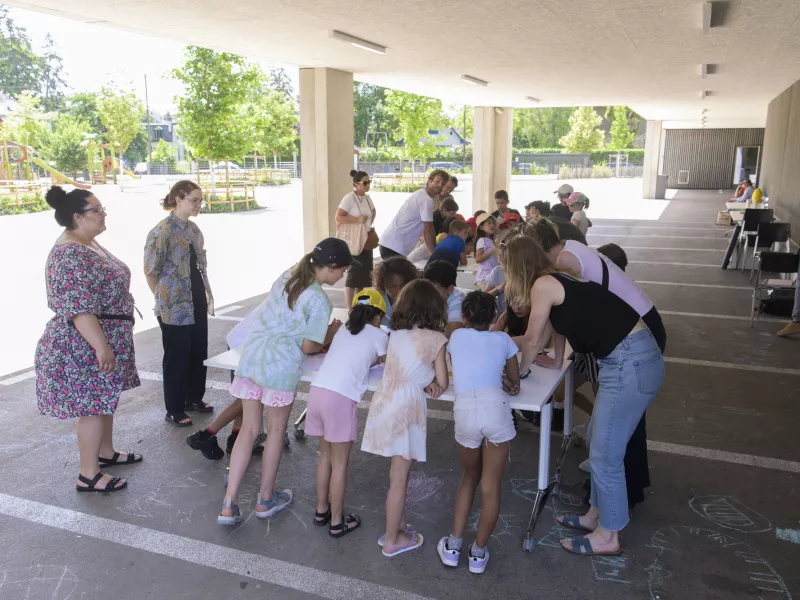 Démarche participative du quartier des Marbriers : atelier bricolage en images