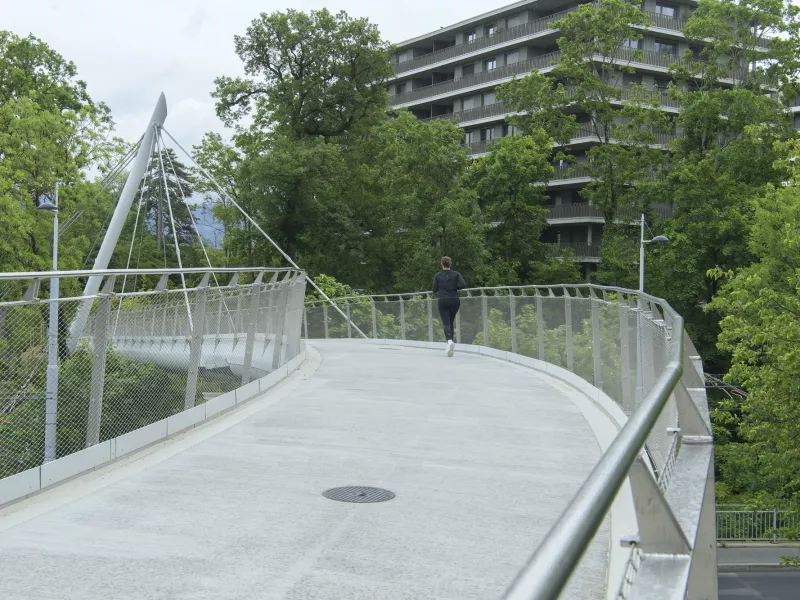 Inauguration de la passerelle de la Visiteuse 