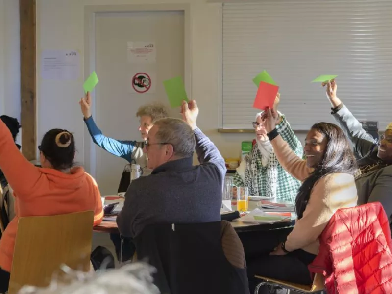 Conseils des habitant-es - table délibérative du 20 janvier 2024 en images