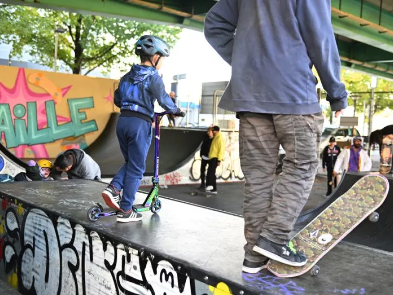 Le Streetpark de la Praille en images 