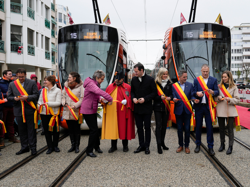 Inauguration du tram