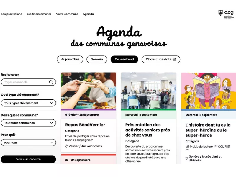 Agenda intercommunal